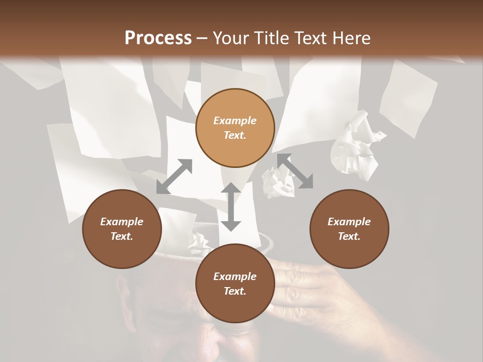 Down Drama Stressed PowerPoint Template