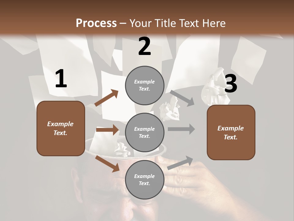 Down Drama Stressed PowerPoint Template