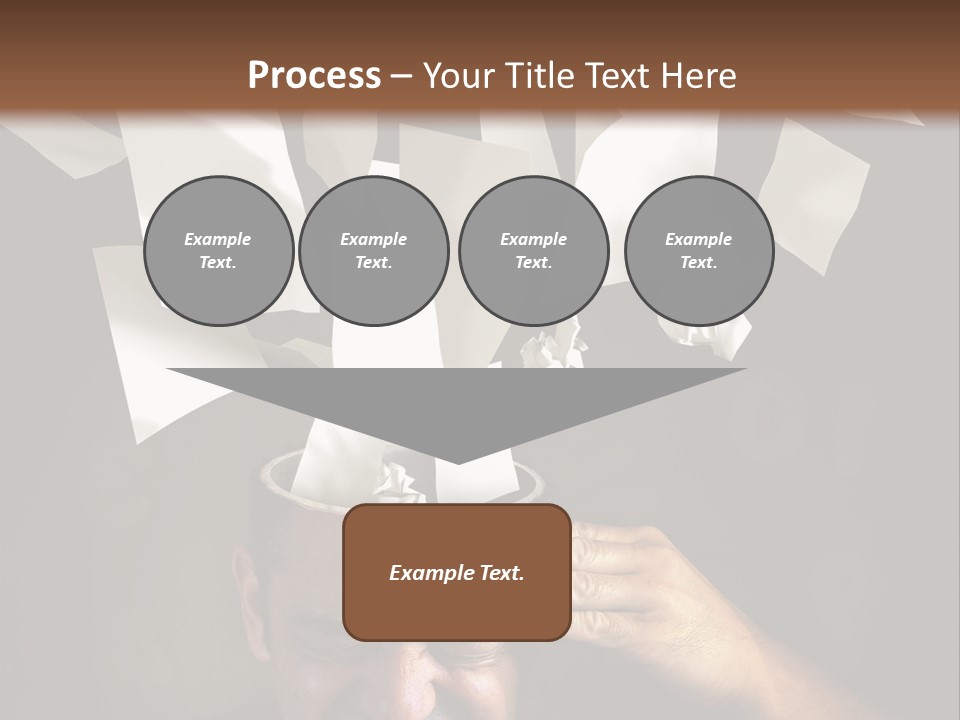 Down Drama Stressed PowerPoint Template