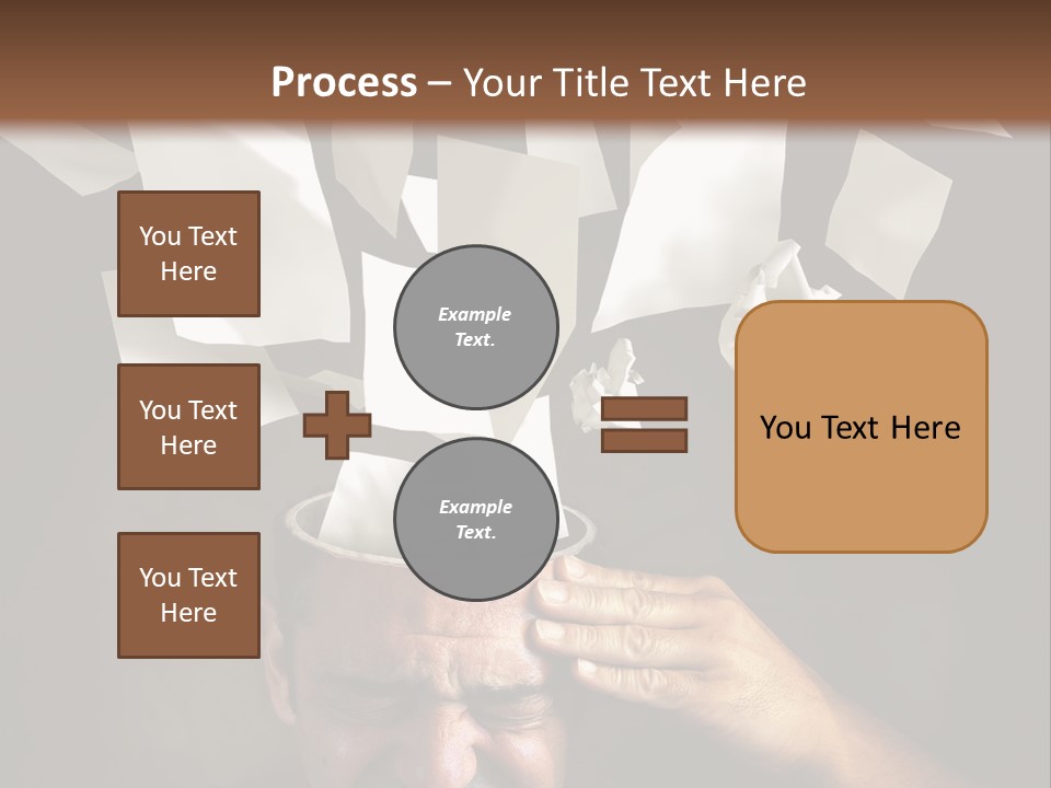 Down Drama Stressed PowerPoint Template