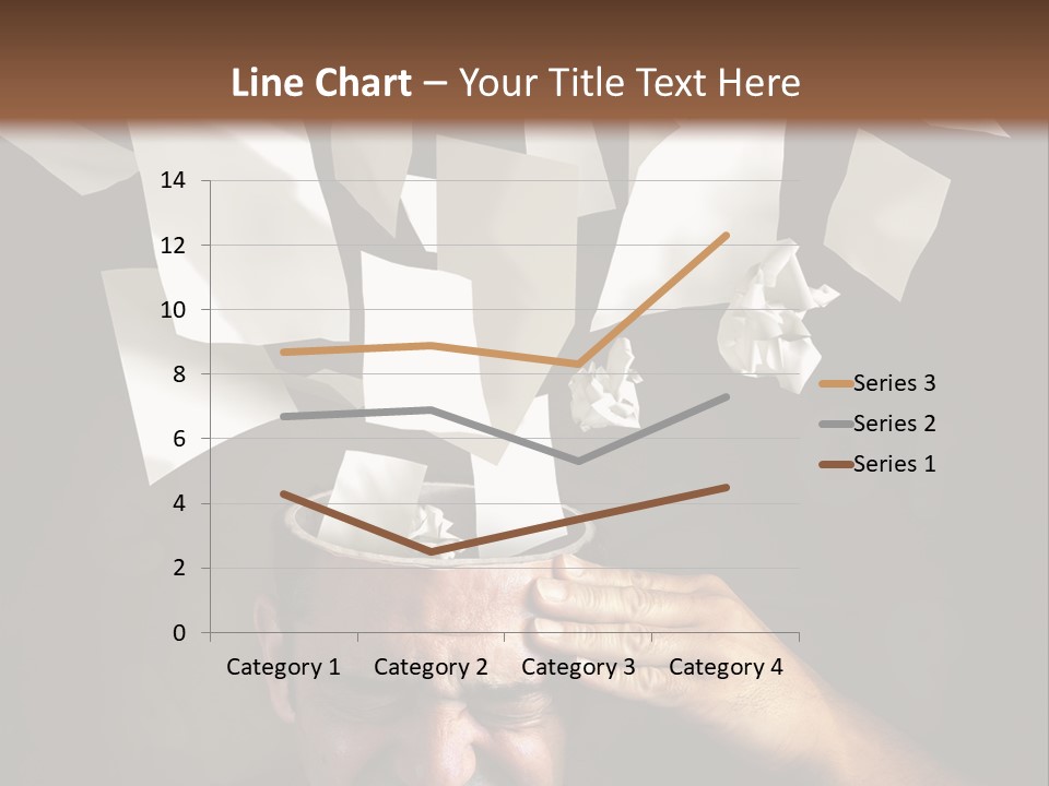 Down Drama Stressed PowerPoint Template