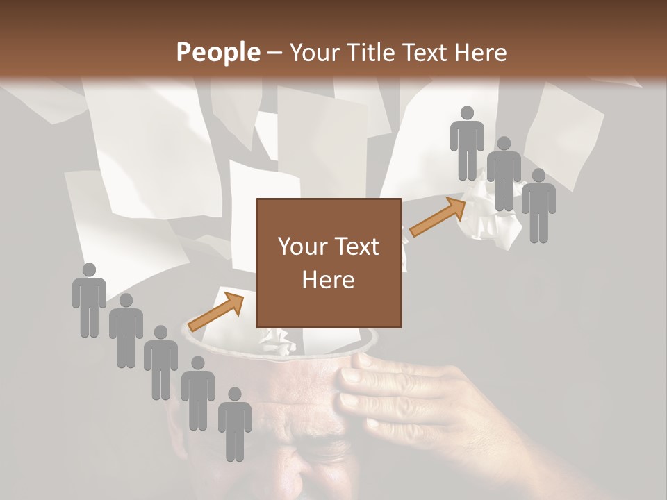 Down Drama Stressed PowerPoint Template