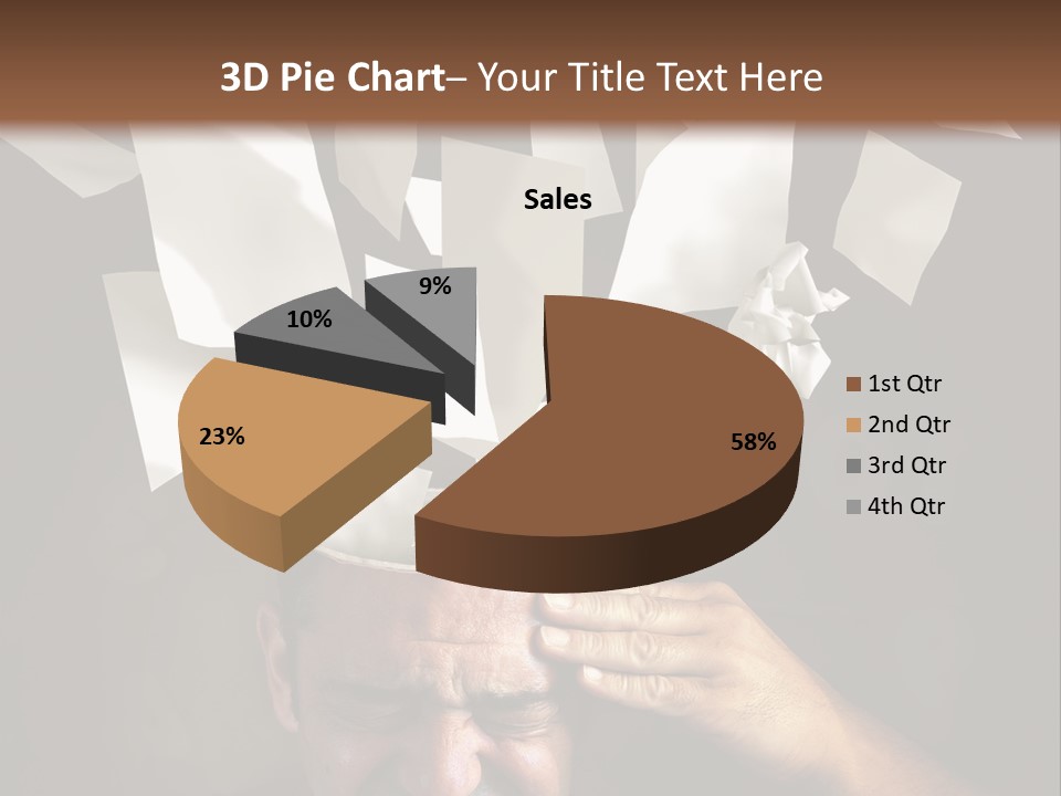 Down Drama Stressed PowerPoint Template
