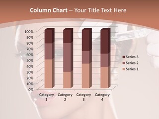 Skincare Caucasian Needle PowerPoint Template