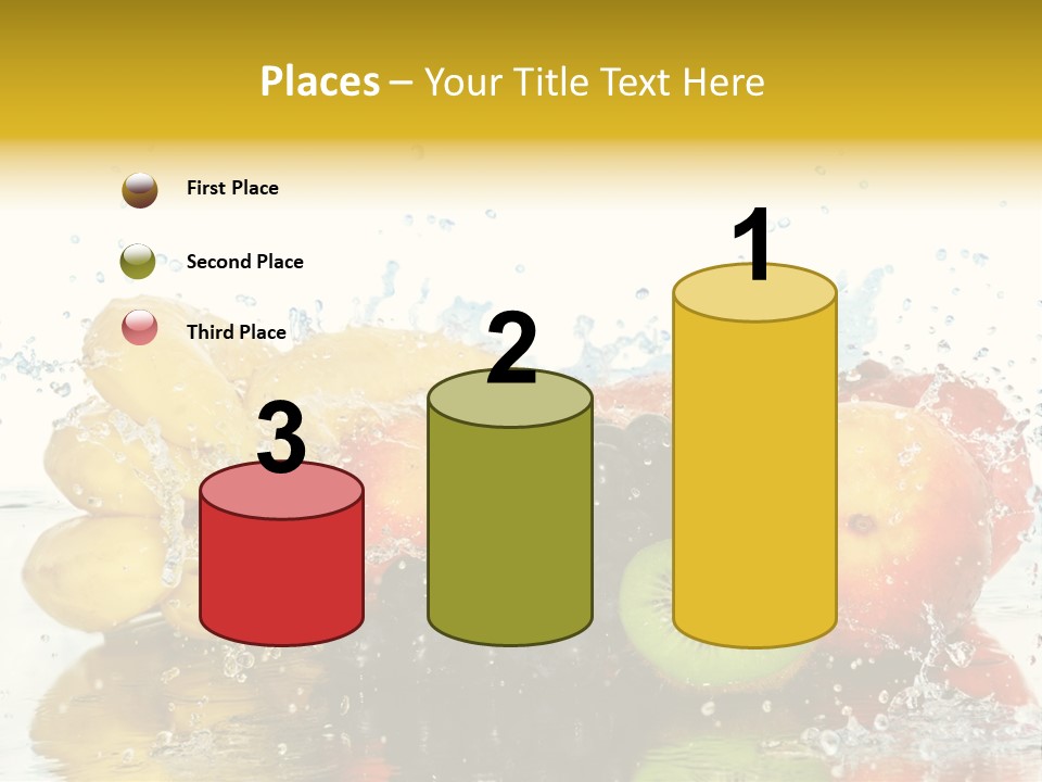 Macro Reflection Frozen PowerPoint Template