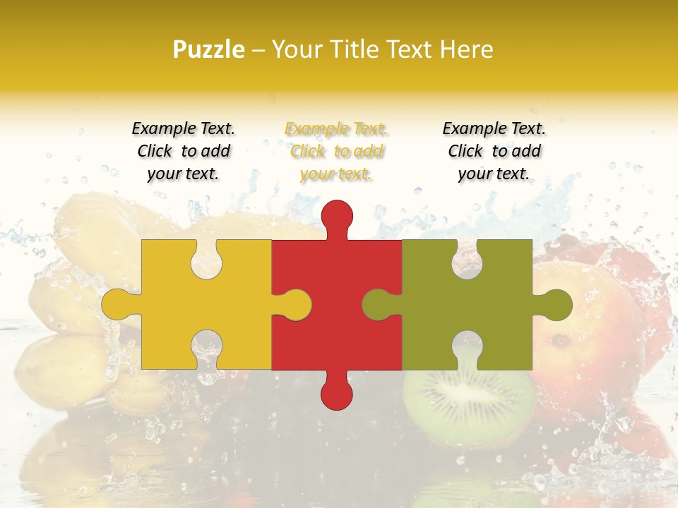 Macro Reflection Frozen PowerPoint Template