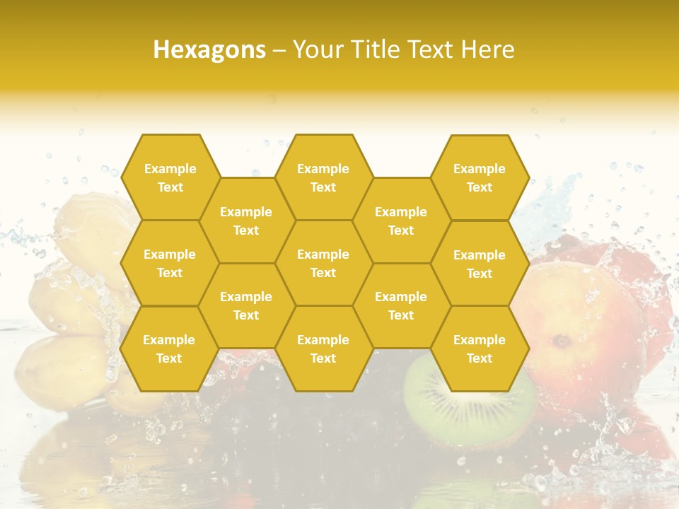 Macro Reflection Frozen PowerPoint Template