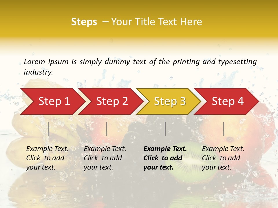 Macro Reflection Frozen PowerPoint Template