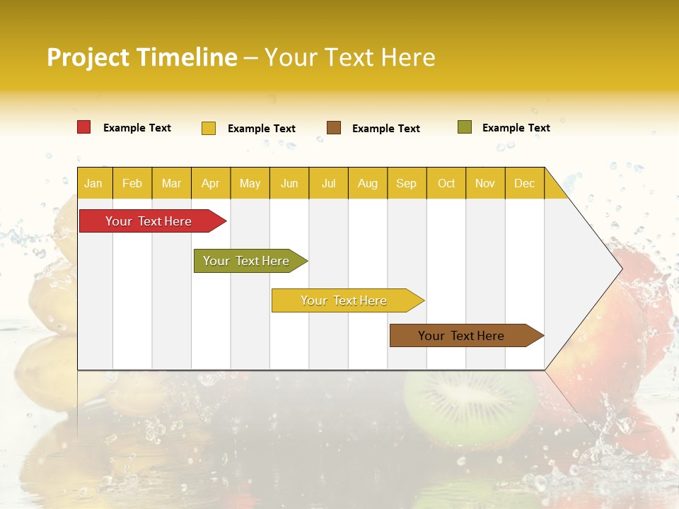 Macro Reflection Frozen PowerPoint Template