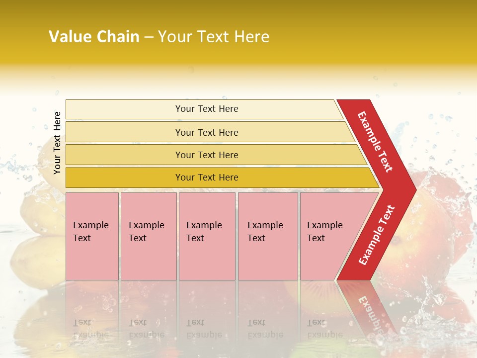 Macro Reflection Frozen PowerPoint Template