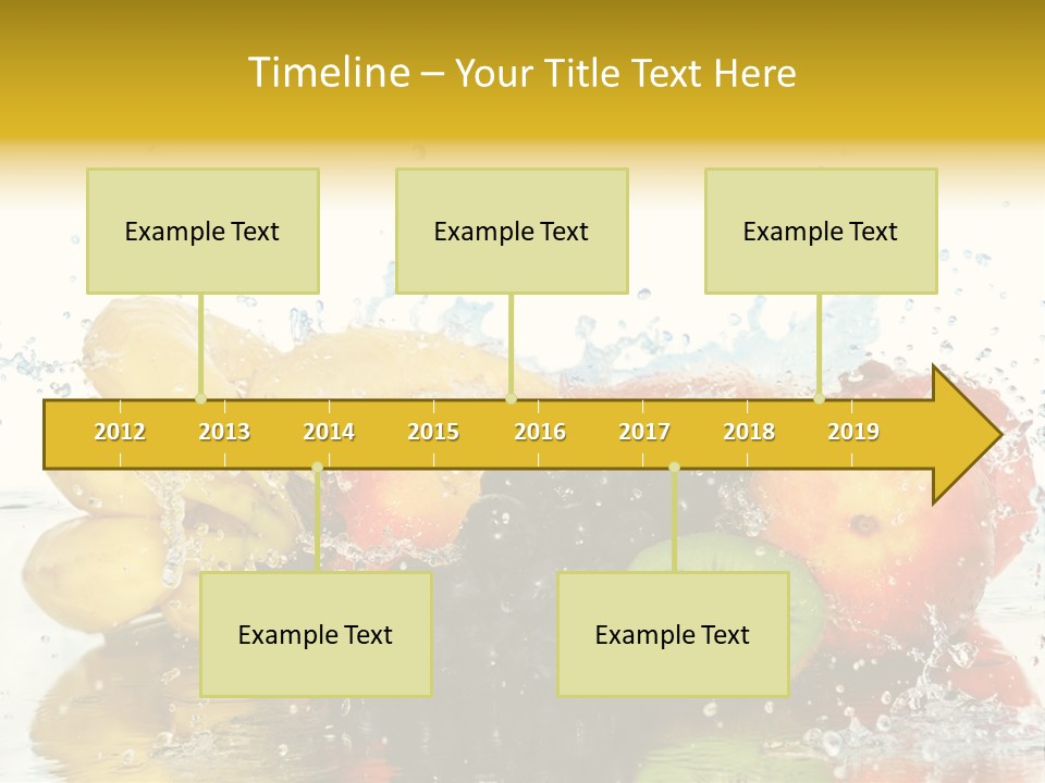 Macro Reflection Frozen PowerPoint Template