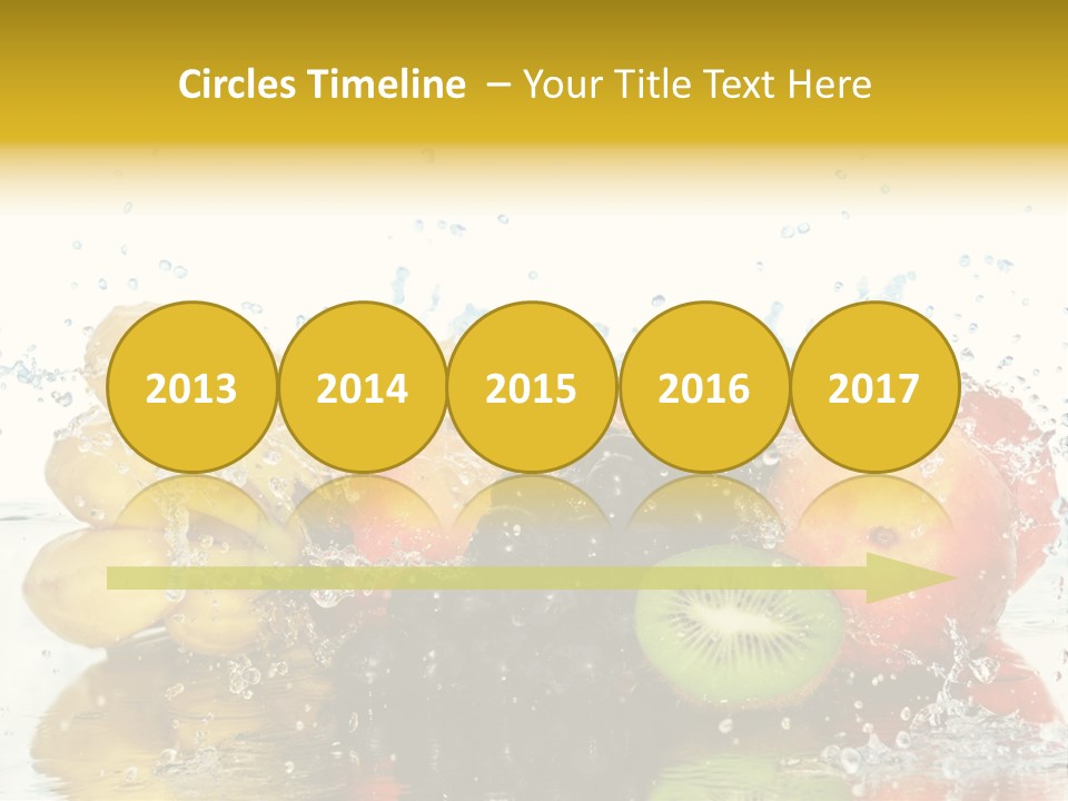 Macro Reflection Frozen PowerPoint Template