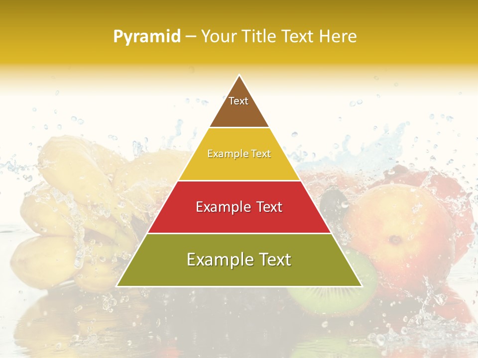 Macro Reflection Frozen PowerPoint Template