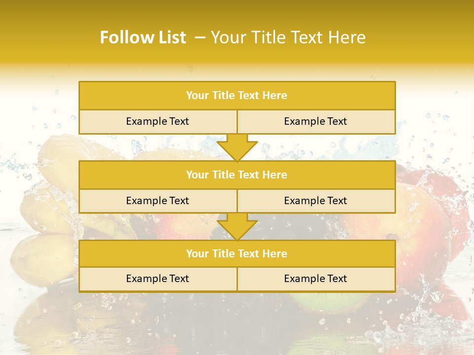 Macro Reflection Frozen PowerPoint Template