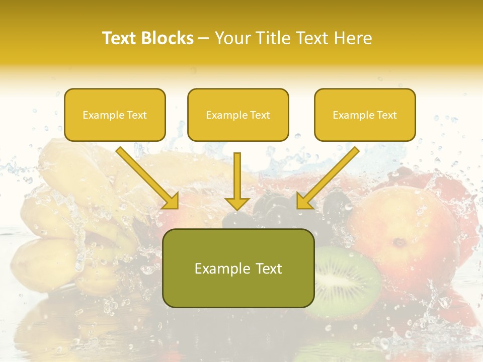 Macro Reflection Frozen PowerPoint Template