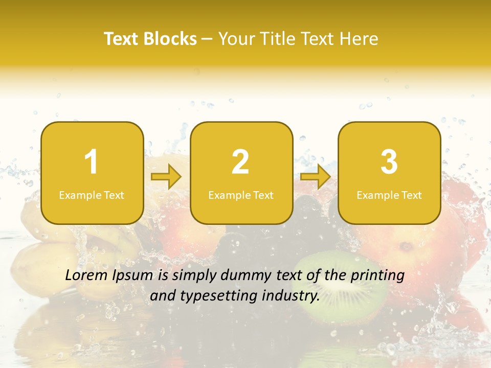 Macro Reflection Frozen PowerPoint Template