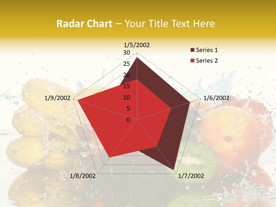 Macro Reflection Frozen PowerPoint Template