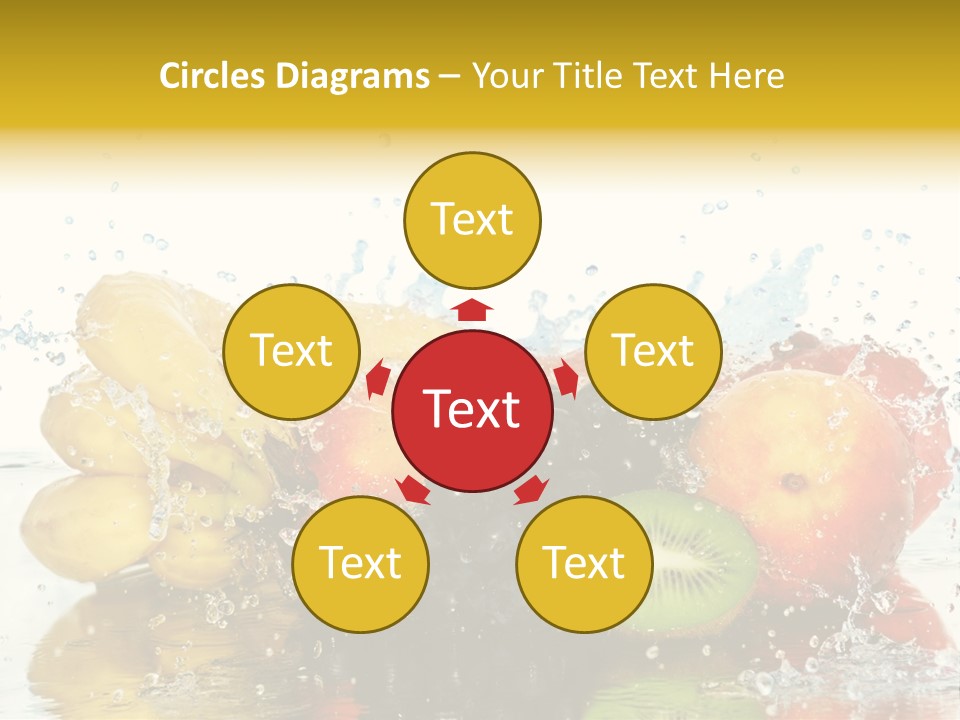 Macro Reflection Frozen PowerPoint Template