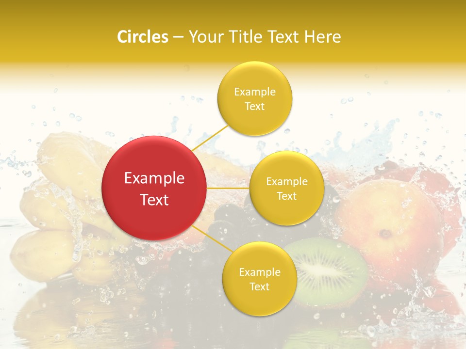 Macro Reflection Frozen PowerPoint Template