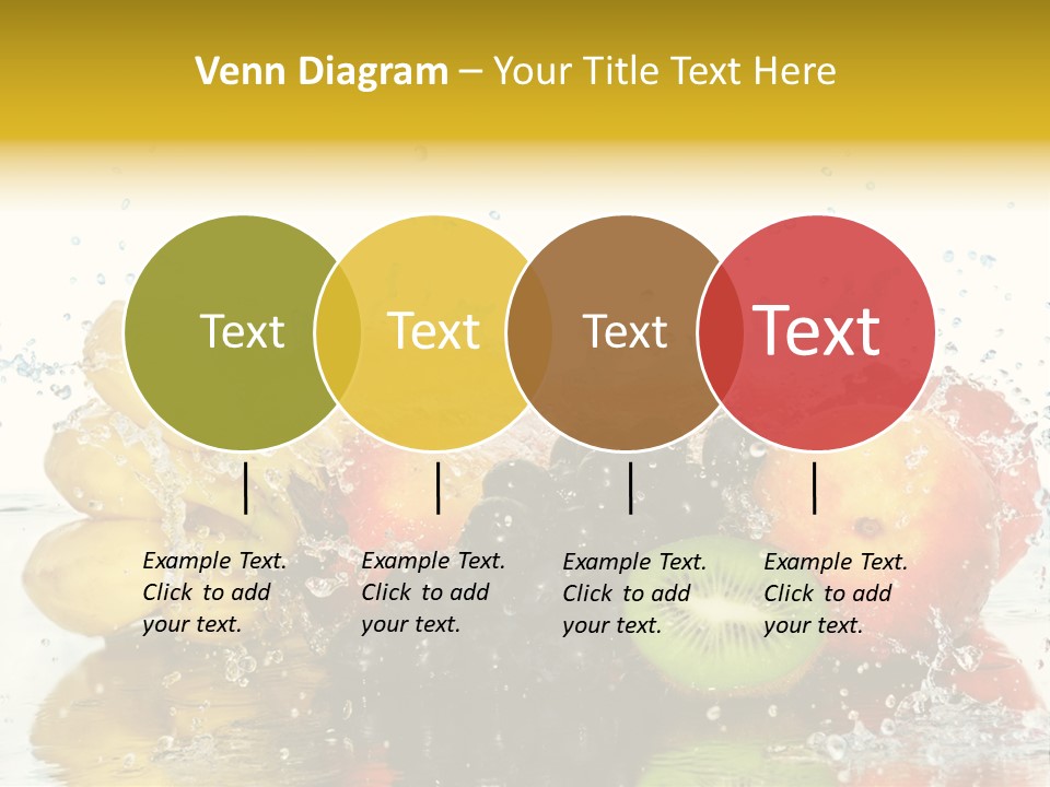 Macro Reflection Frozen PowerPoint Template