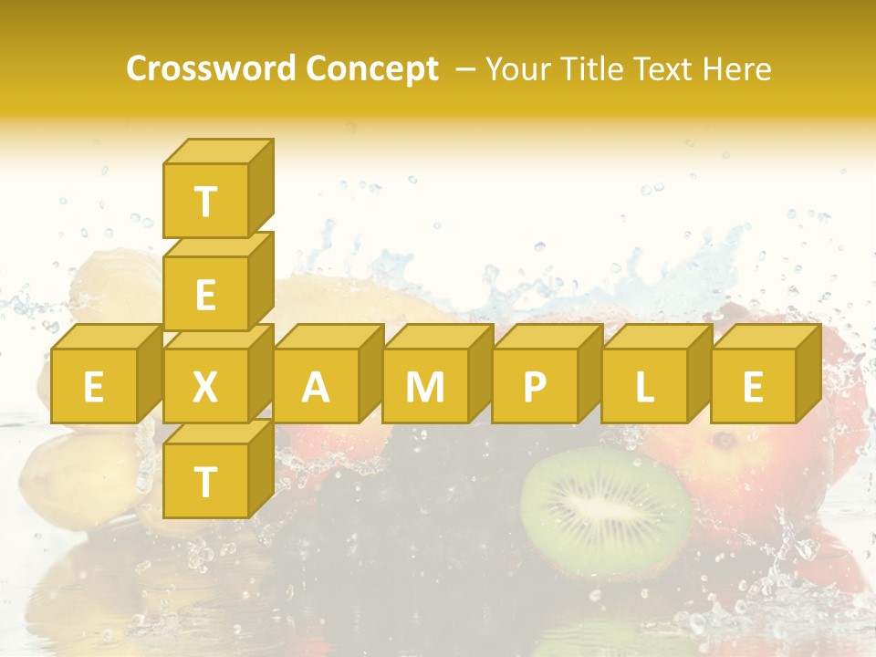 Macro Reflection Frozen PowerPoint Template
