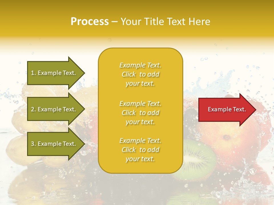 Macro Reflection Frozen PowerPoint Template