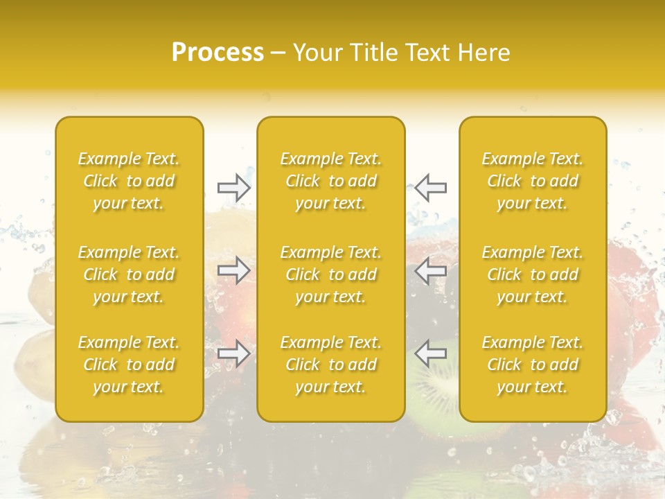Macro Reflection Frozen PowerPoint Template