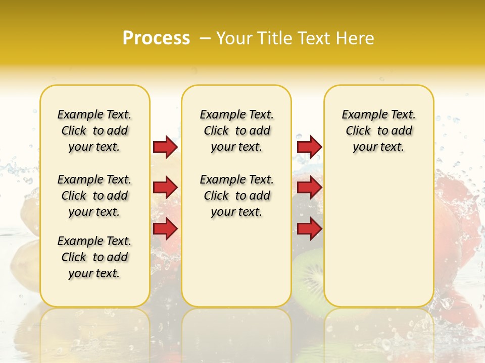 Macro Reflection Frozen PowerPoint Template