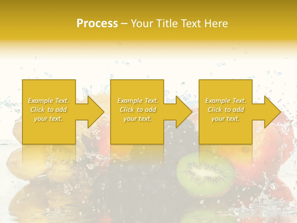 Macro Reflection Frozen PowerPoint Template