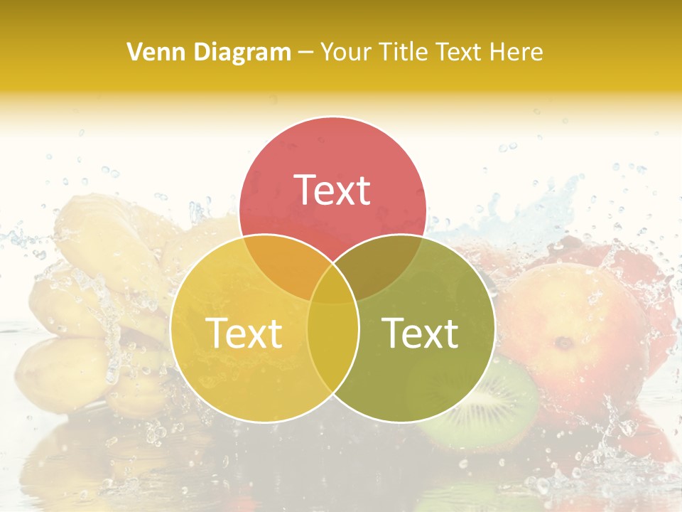 Macro Reflection Frozen PowerPoint Template