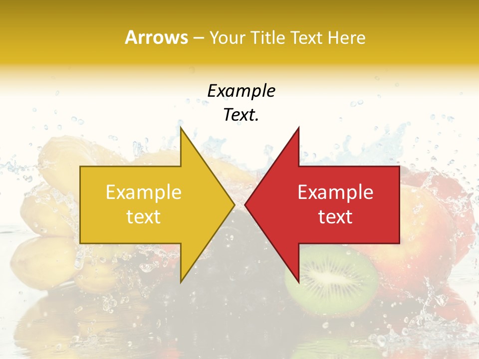 Macro Reflection Frozen PowerPoint Template