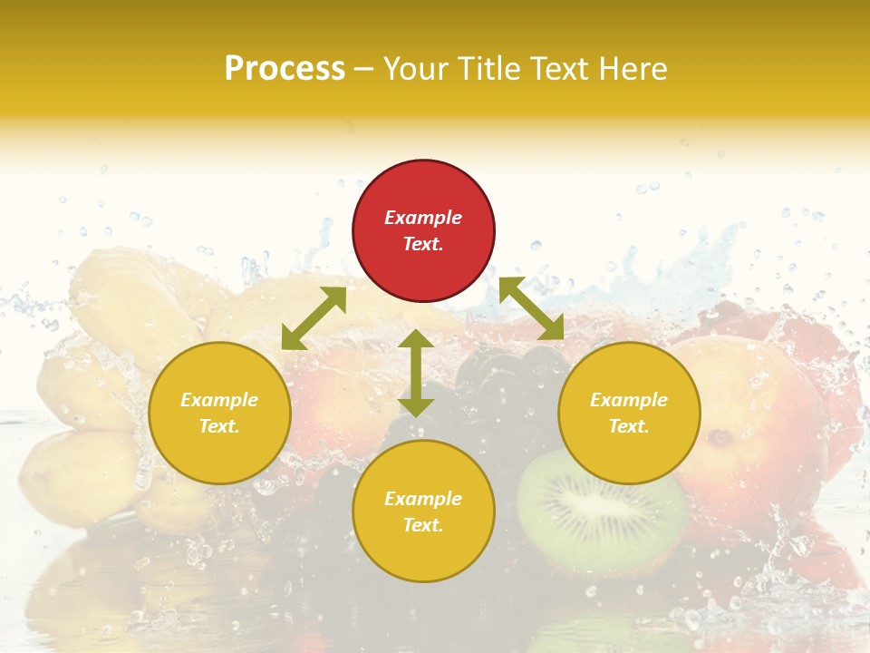 Macro Reflection Frozen PowerPoint Template