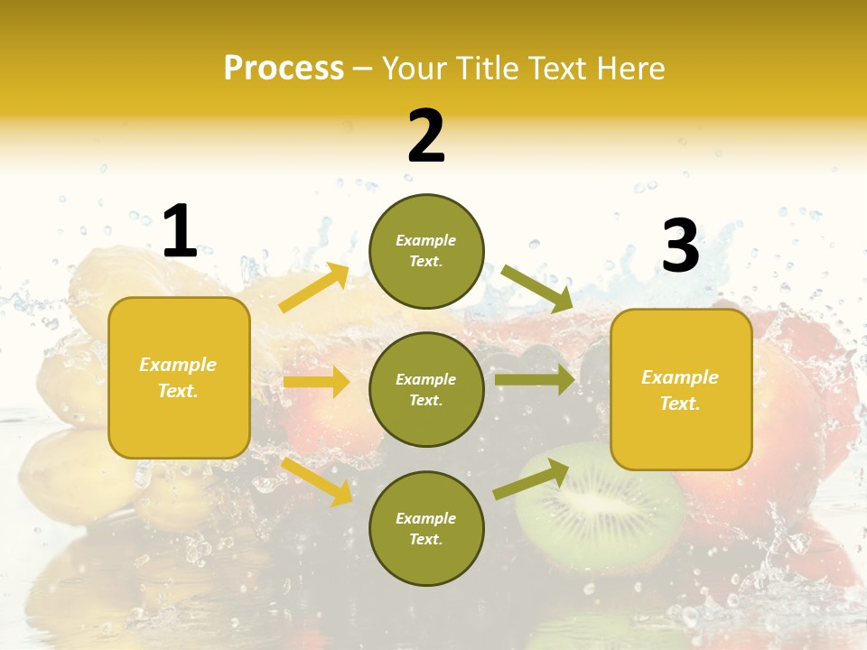 Macro Reflection Frozen PowerPoint Template
