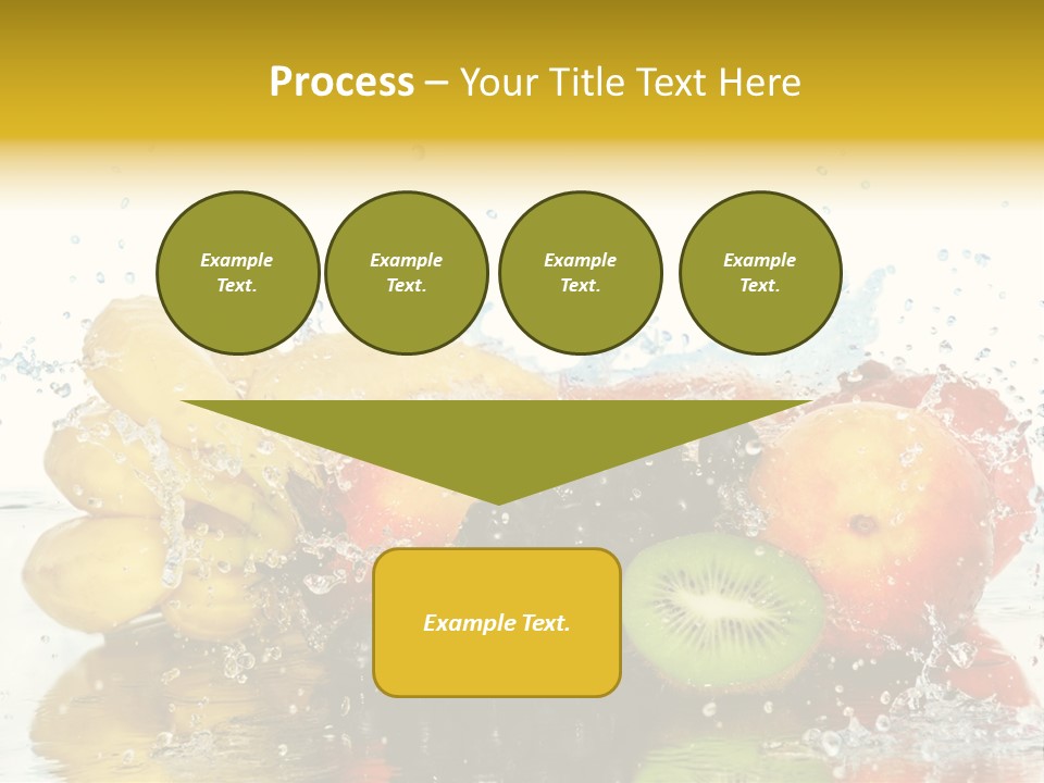 Macro Reflection Frozen PowerPoint Template