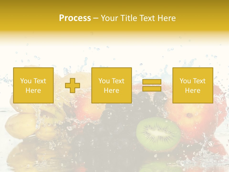 Macro Reflection Frozen PowerPoint Template