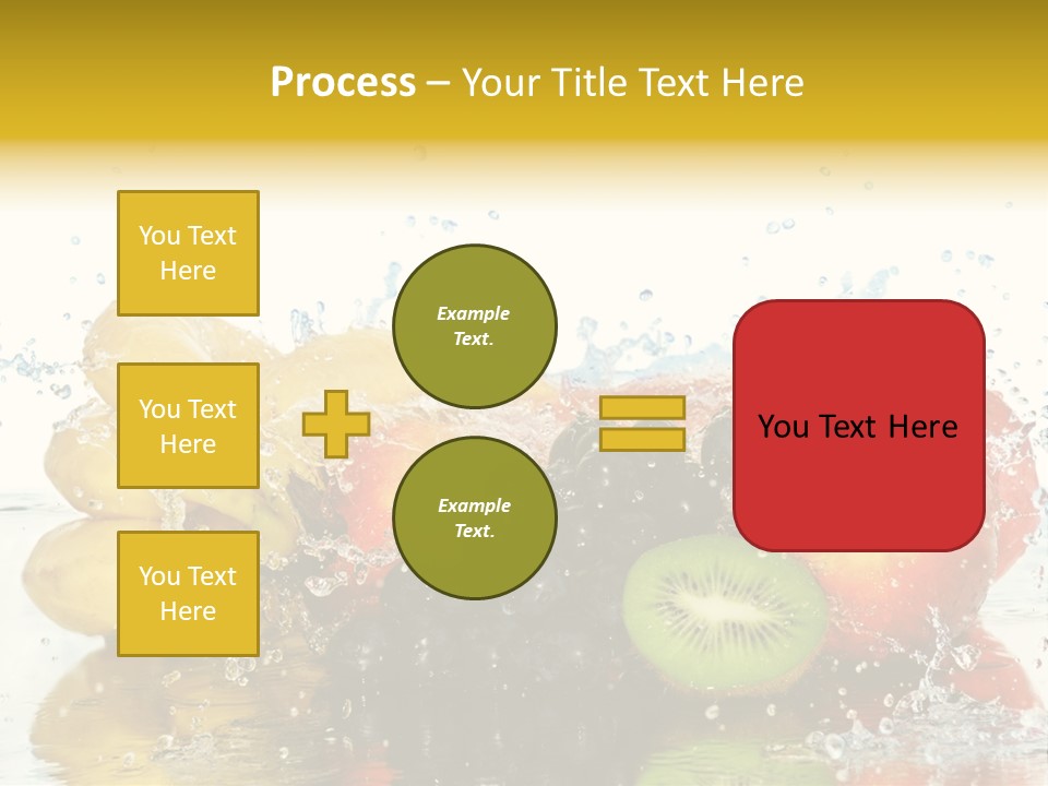 Macro Reflection Frozen PowerPoint Template