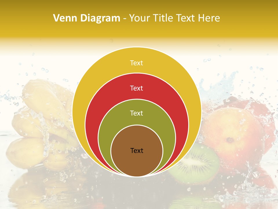 Macro Reflection Frozen PowerPoint Template
