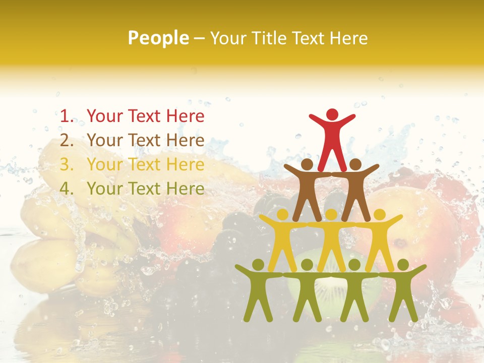 Macro Reflection Frozen PowerPoint Template