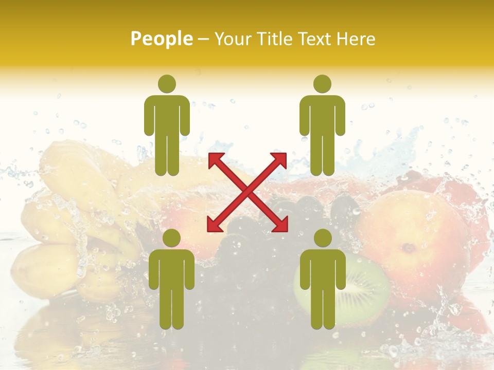 Macro Reflection Frozen PowerPoint Template