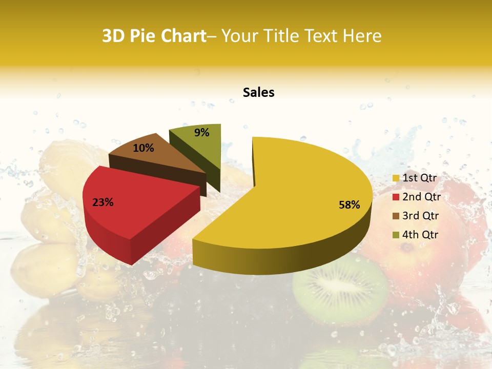 Macro Reflection Frozen PowerPoint Template