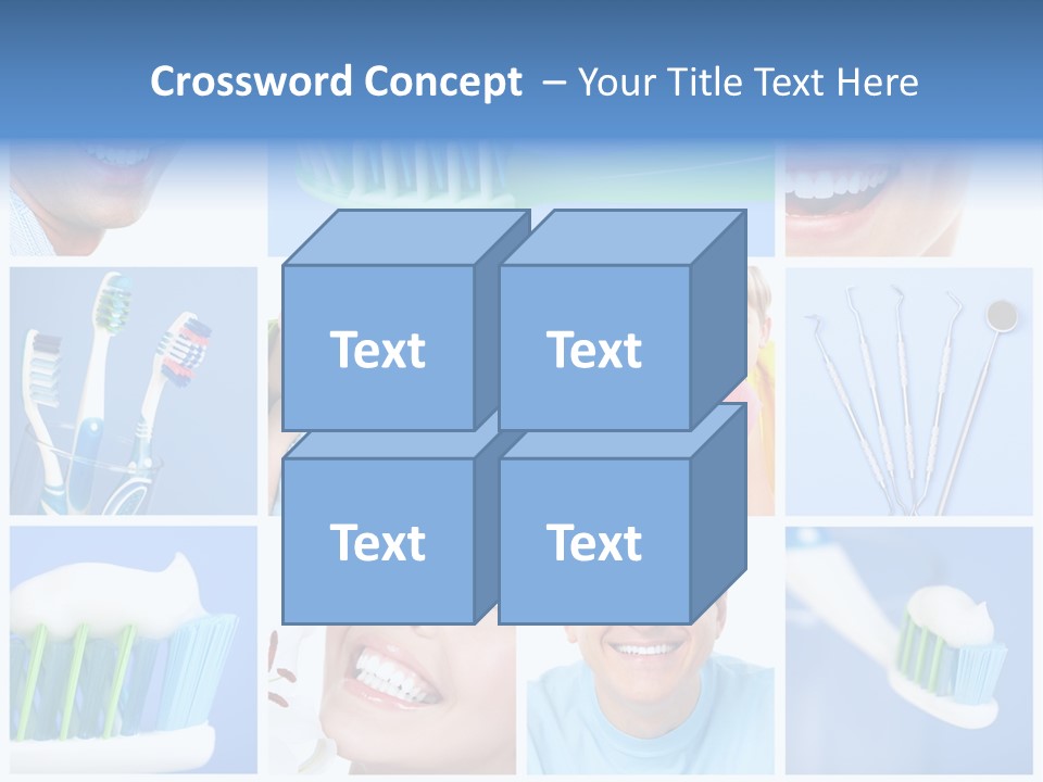 S Smile Woman PowerPoint Template