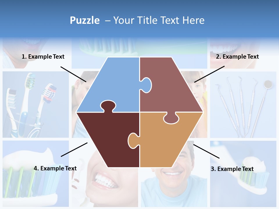 S Smile Woman PowerPoint Template