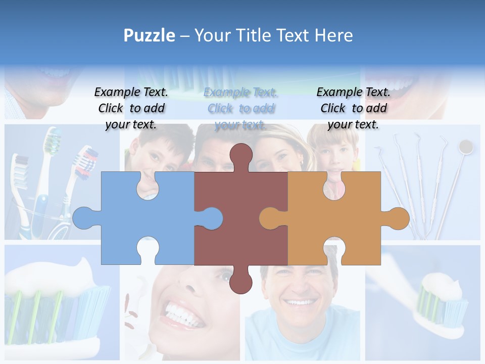 S Smile Woman PowerPoint Template