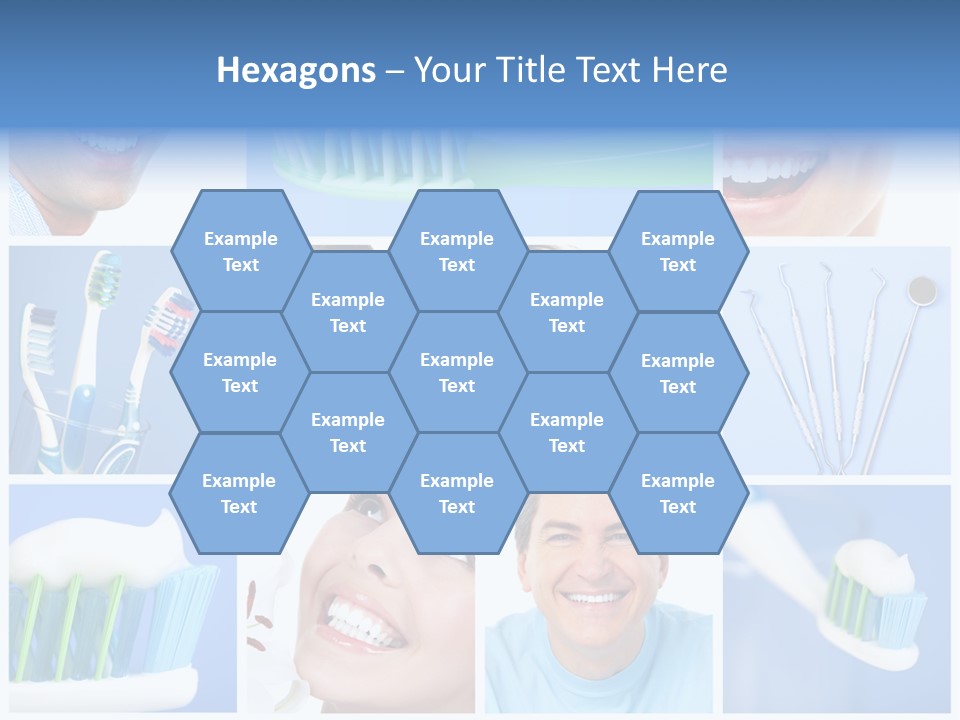 S Smile Woman PowerPoint Template