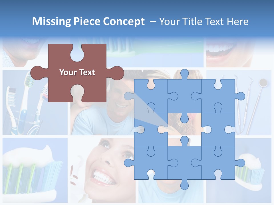 S Smile Woman PowerPoint Template