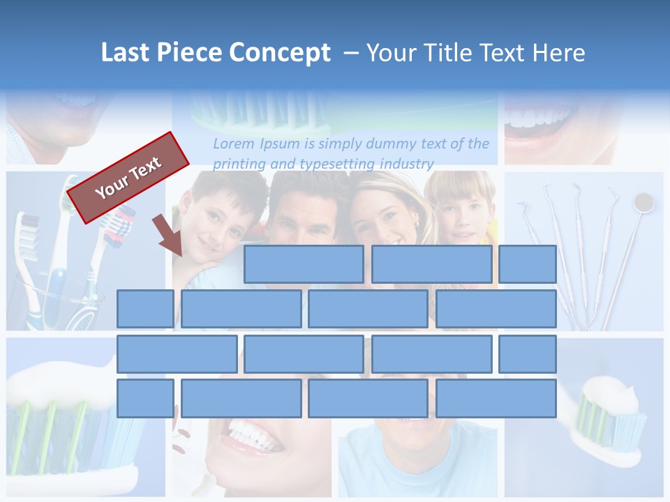 S Smile Woman PowerPoint Template