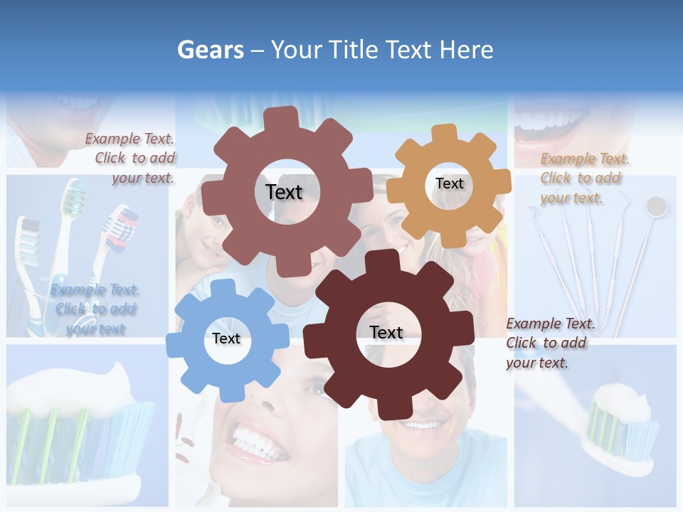 S Smile Woman PowerPoint Template