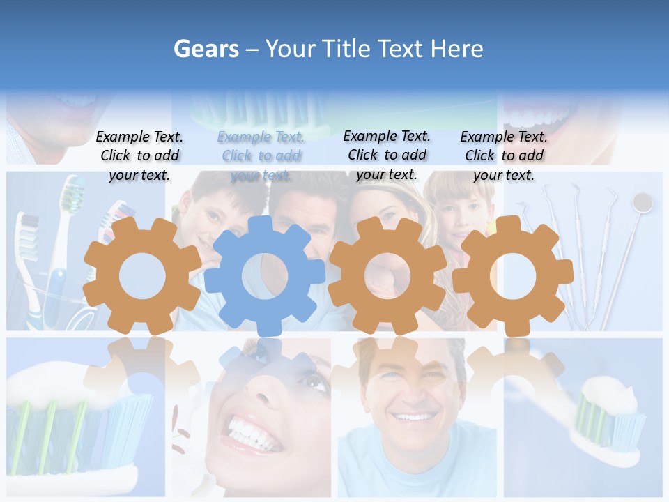 S Smile Woman PowerPoint Template