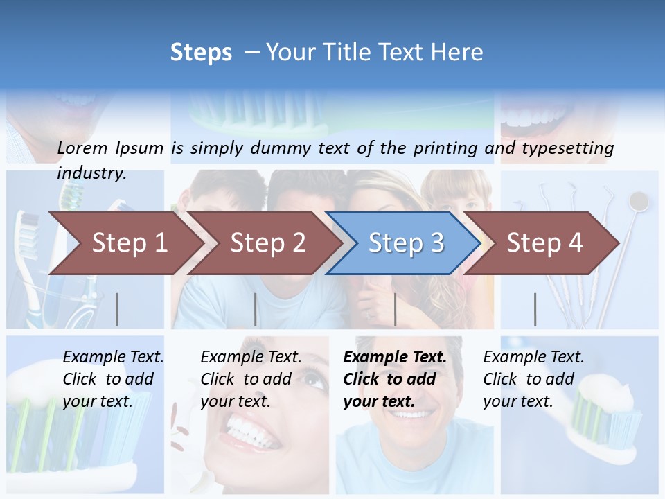 S Smile Woman PowerPoint Template