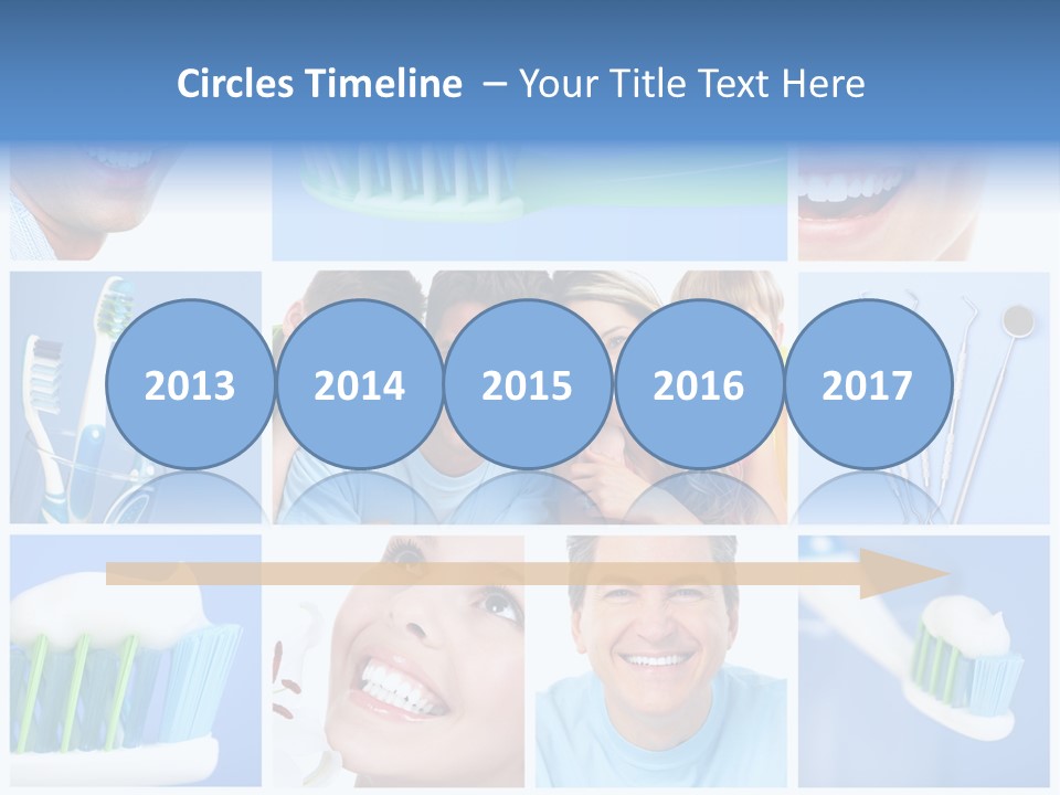 S Smile Woman PowerPoint Template